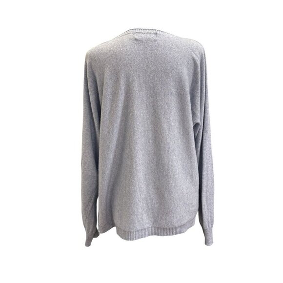 Bianco & Blu Sweater Women XL Blue Wool Cashmere Silk Blend - Picture 2 of 6